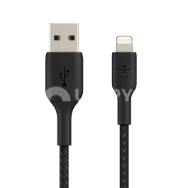 BELKIN Câble Tressé Lightning 2m (Noir)