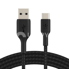 BELKIN Câble Tressé USB-C 1m (Noir)
