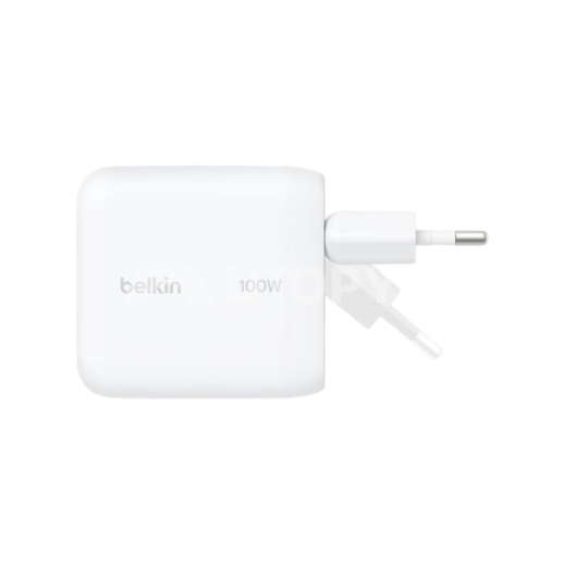 BELKIN Chargeur Secteur GaN USB-C 100W (Blanc)