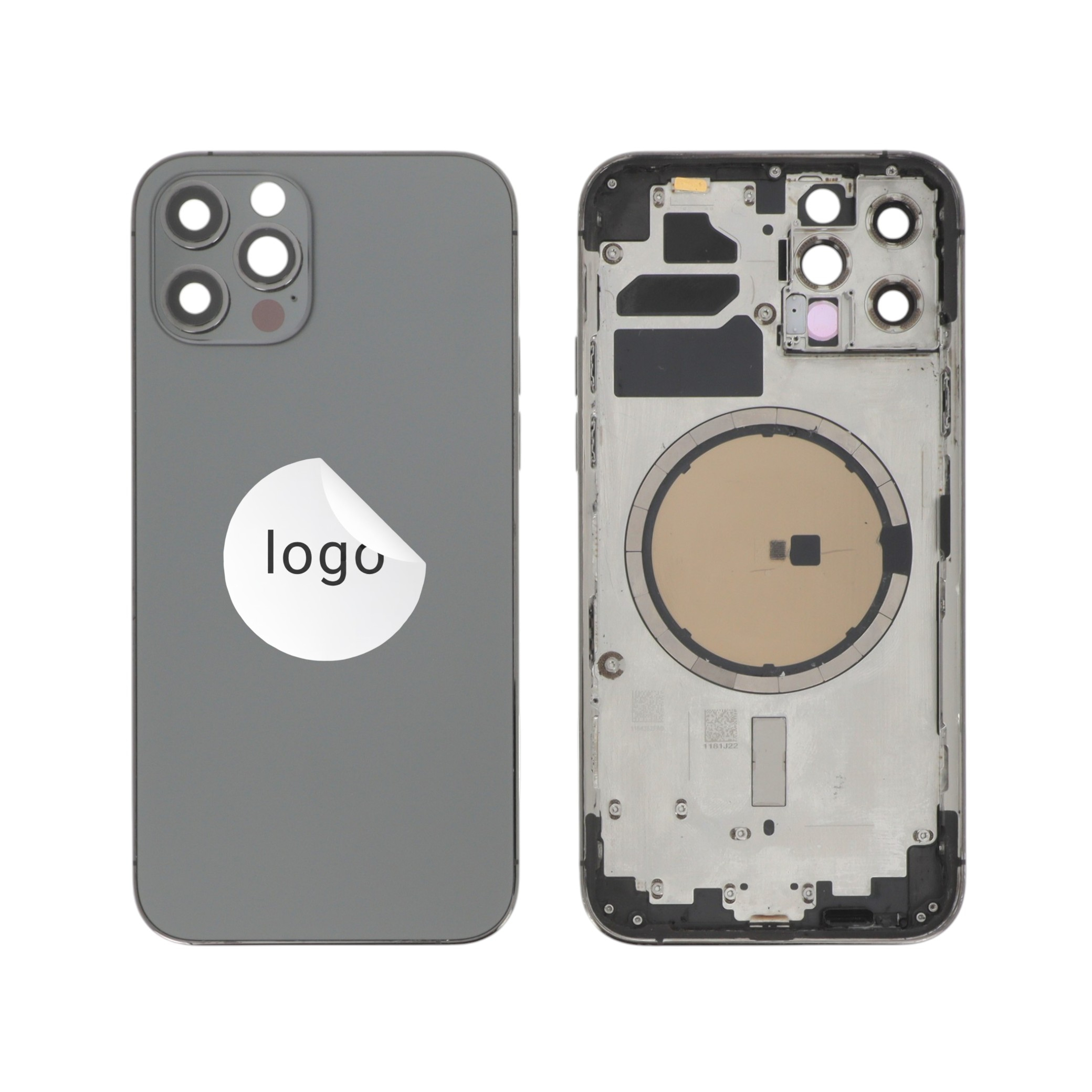Châssis Complet Graphite iPhone 12 Pro (Version US) (Pulled A)