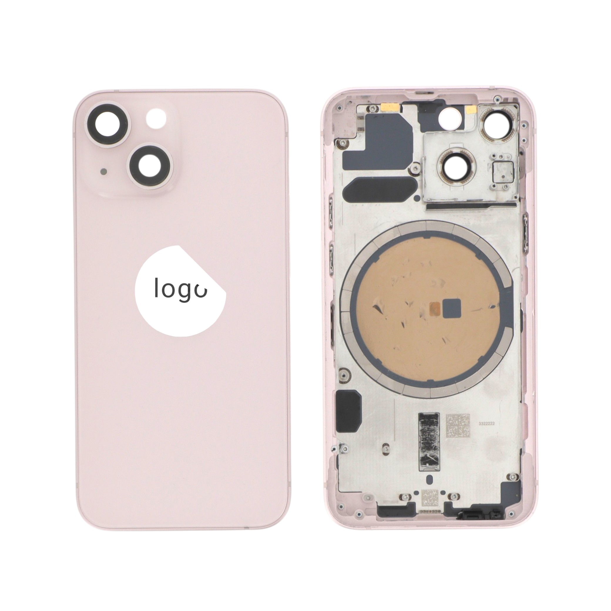Châssis Complet Rose iPhone 13 Mini (Pulled A)