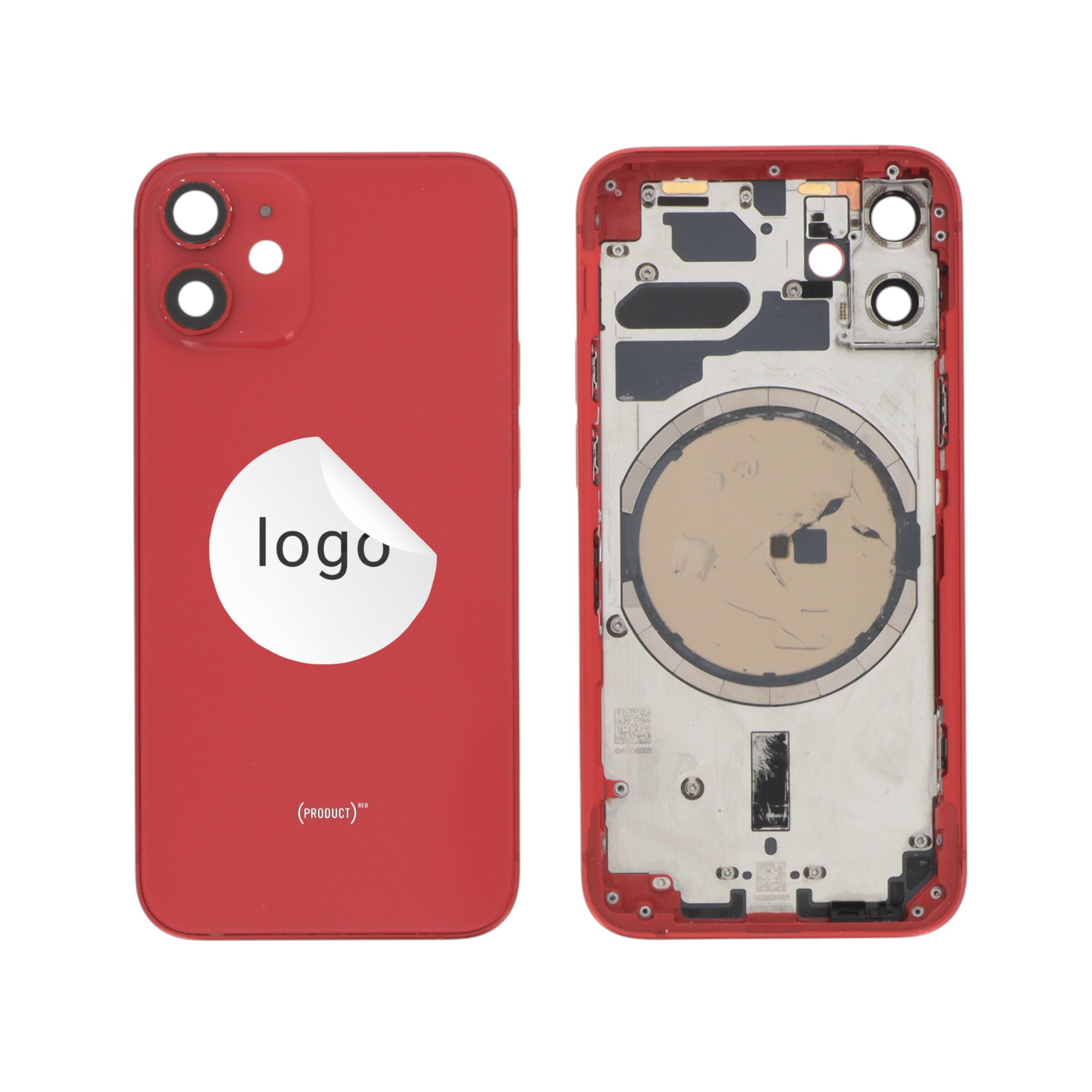 Châssis Complet Rouge iPhone 12 Mini (Pulled A)