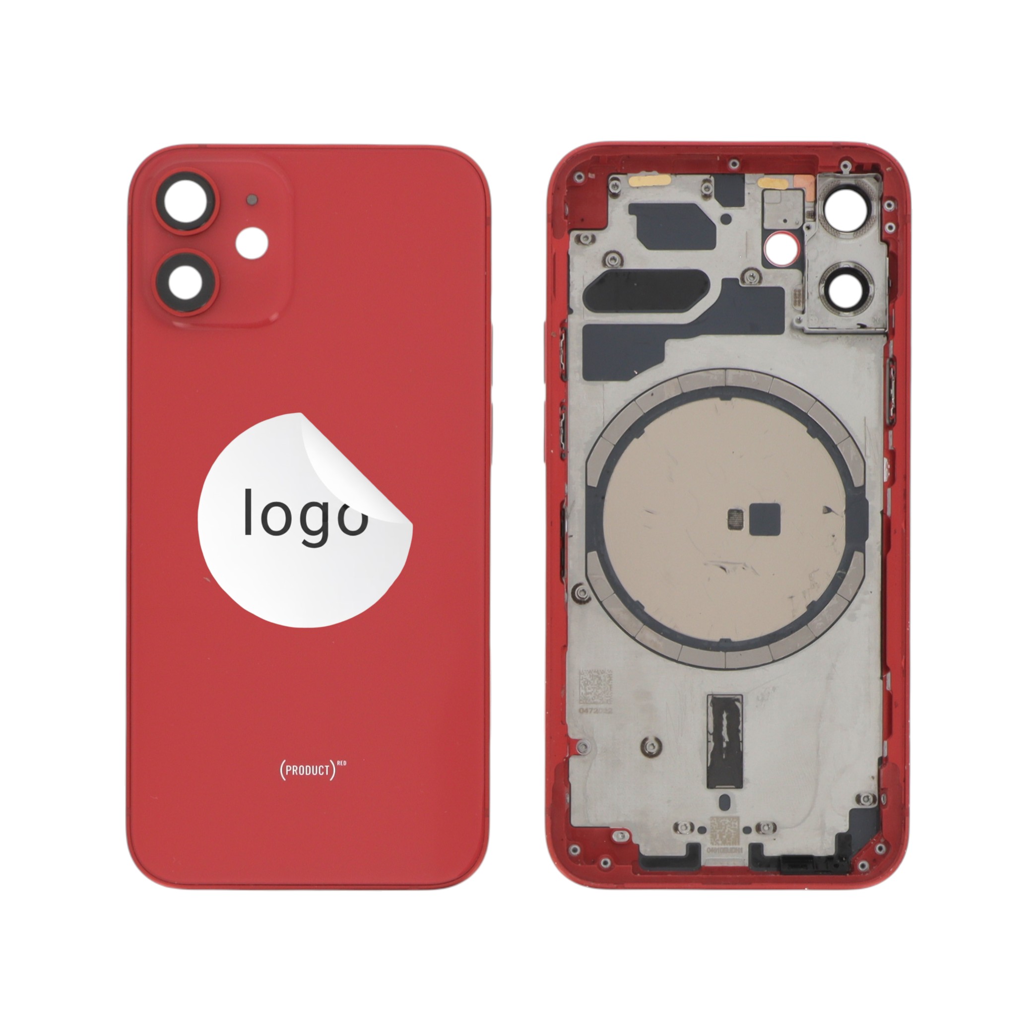 Châssis Complet Rouge iPhone 12 Mini (Pulled B)