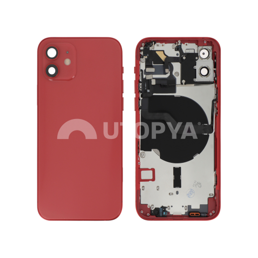 Châssis Complet Rouge iPhone 12 (Avec MagSafe) (Sans Logo)