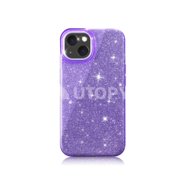Coque Glitter iPhone 16 Plus (Violet)