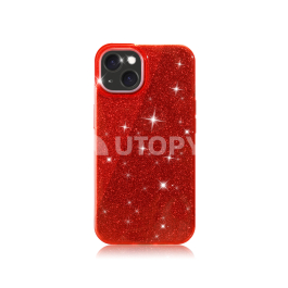 Coque Glitter iPhone 16 Pro Max (Rouge)
