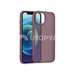 Coque Satin Matte iPhone 15 Pro (Rouge Bordeaux)