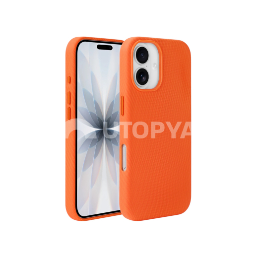 COVERME Coque CANVAS MagSafe iPhone 16e (Orange)