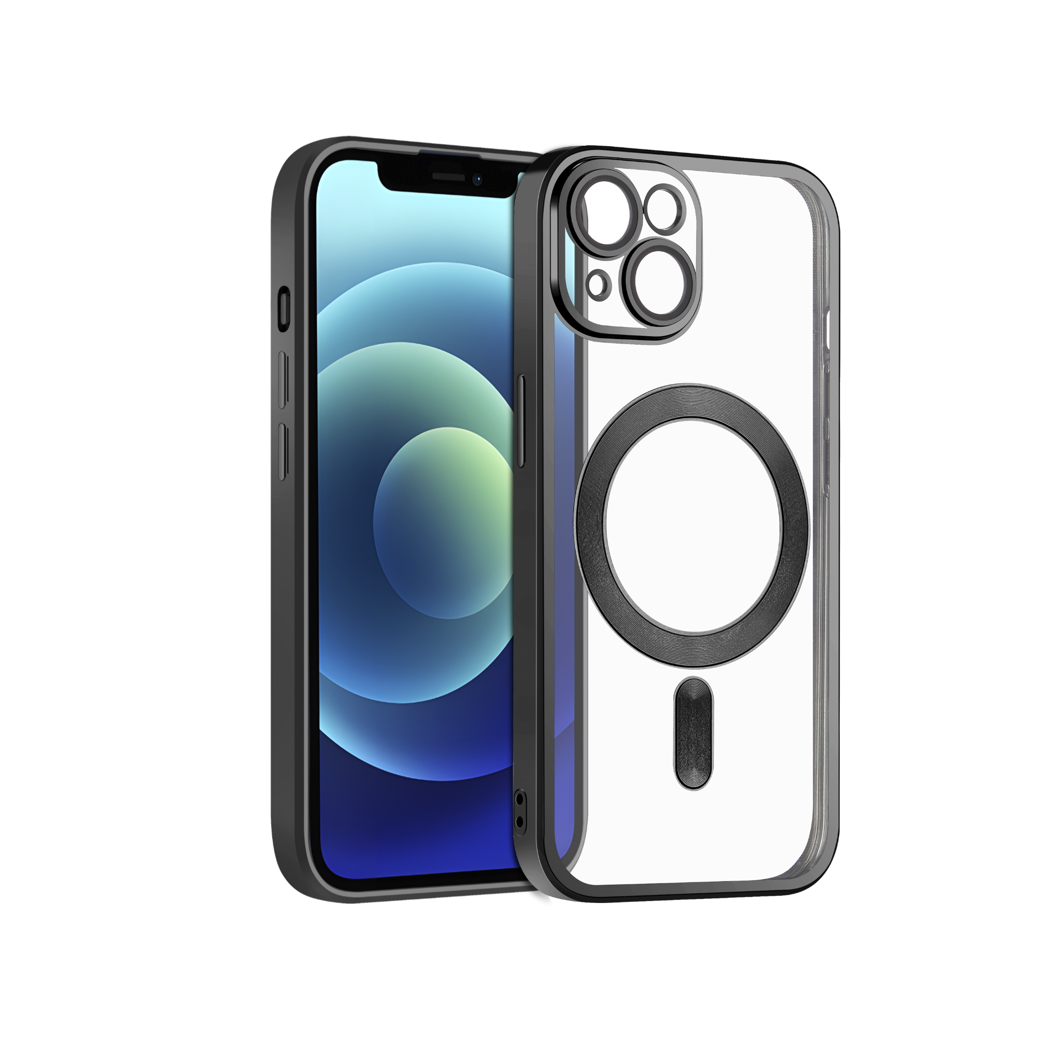 COVERME Coque HALO Magsafe iPhone 16 Pro Max (Noir Titane)