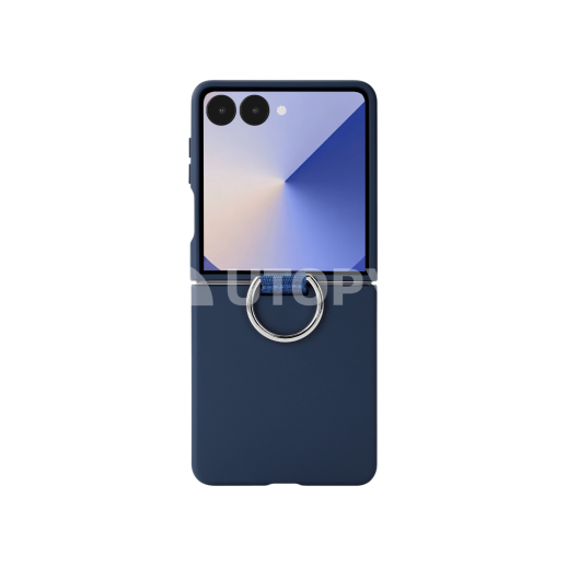 COVERME Coque Ring Galaxy Z Flip5 (Bleu Marine)