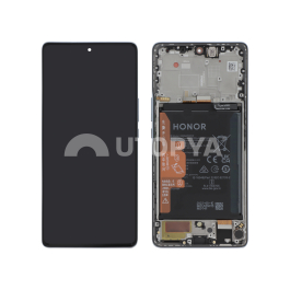 Ecran Complet Argent Honor Magic 5 Lite (Batterie intégrée)