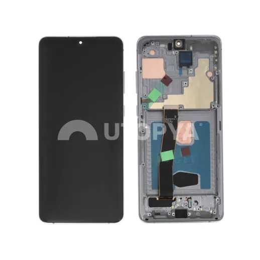 Ecran Complet Gris Galaxy S20 Ultra (G988B) (Soft OLED)