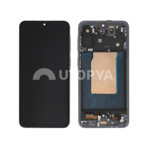 Ecran Complet Gris OLED Galaxy A57 5G (A576B) (Avec châssis)