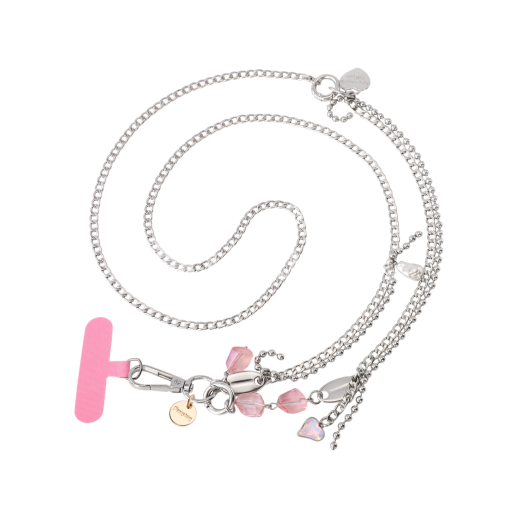 FAIRPLAY Chaîne Longue 120cm FAUSTINA (Rose)