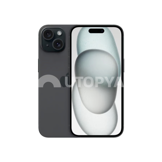 iPhone 15 128 Go Noir (Grade C) (Margin VAT) (Refurb)