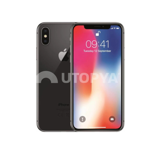 iPhone X 64 Go Gris (Grade B) (Margin VAT) (Refurb)