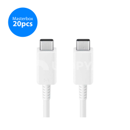 SAMSUNG Câble USB-C vers USB-C, 25W, 1,8m (Blanc) (MasterBox 20pcs)