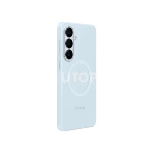 Samsung Coque Silicone MagSafe Galaxy S26+ (Bleu Clair)