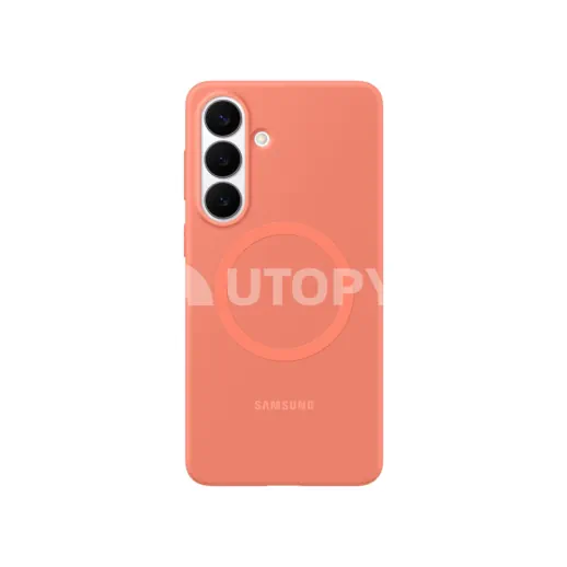 Samsung Coque Silicone MagSafe Galaxy S26+ (Rouge Corail)