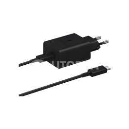SAMSUNG Pack Chargeur 45W + Câble USB-C (Noir)