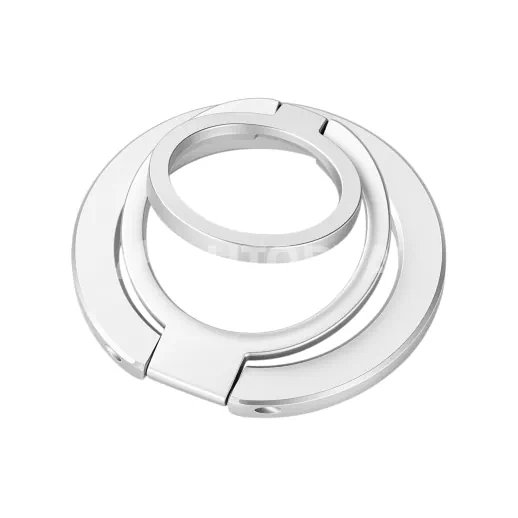 Support Téléphone Double Anneau (Argent)