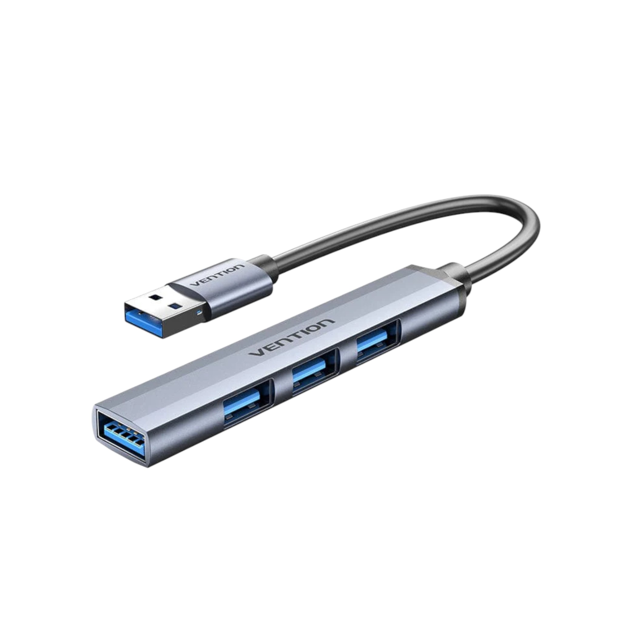 Vention Mini Hub USB 3.0 4-en-1 (Gris)