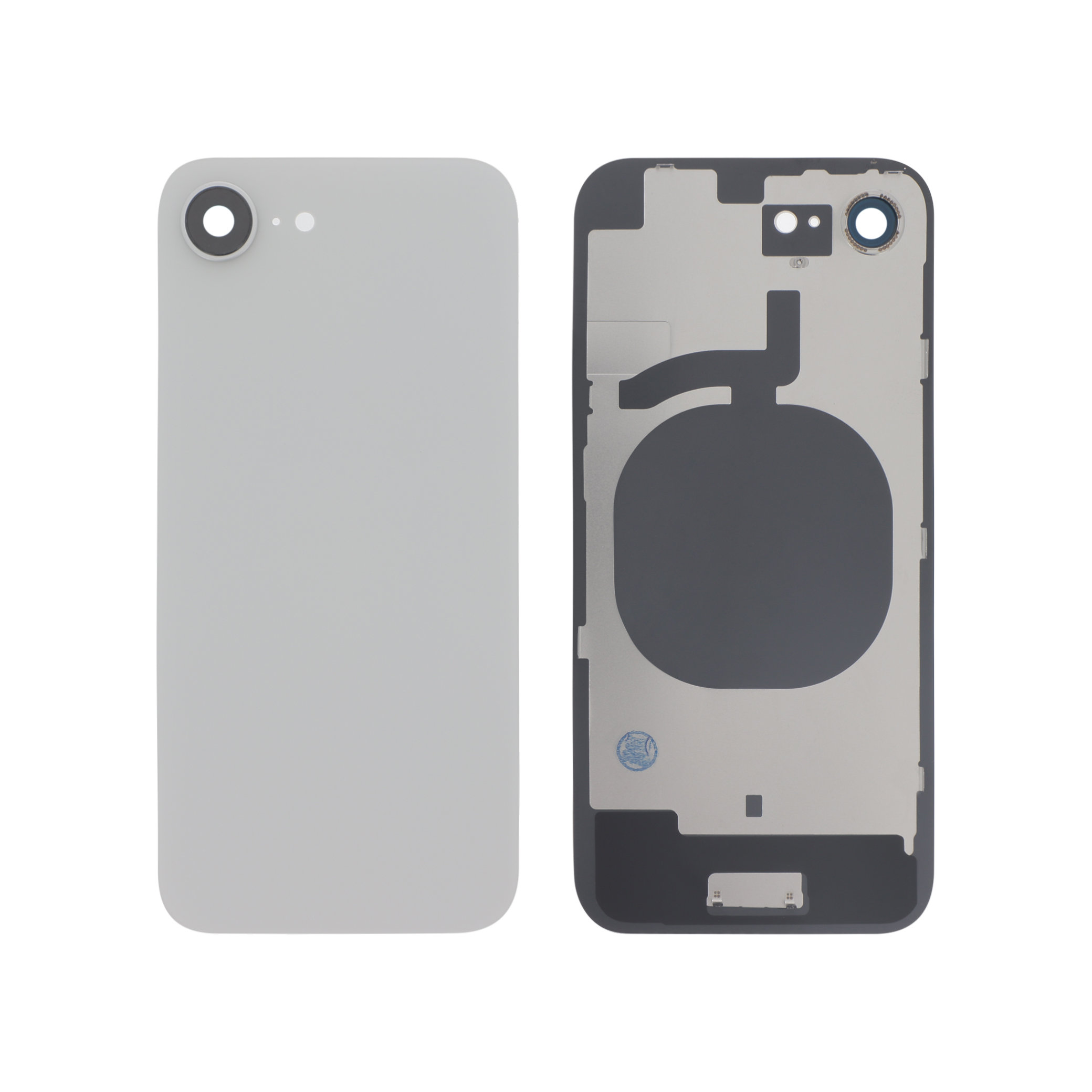 Vitre Arrière Blanche iPhone 16e (Sans Logo)