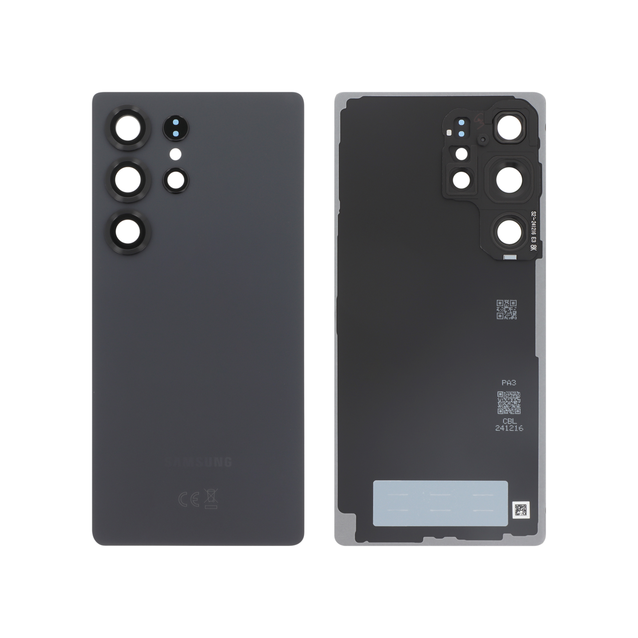 Vitre Arrière Noir Absolu Titane Galaxy S25 Ultra (S938B)