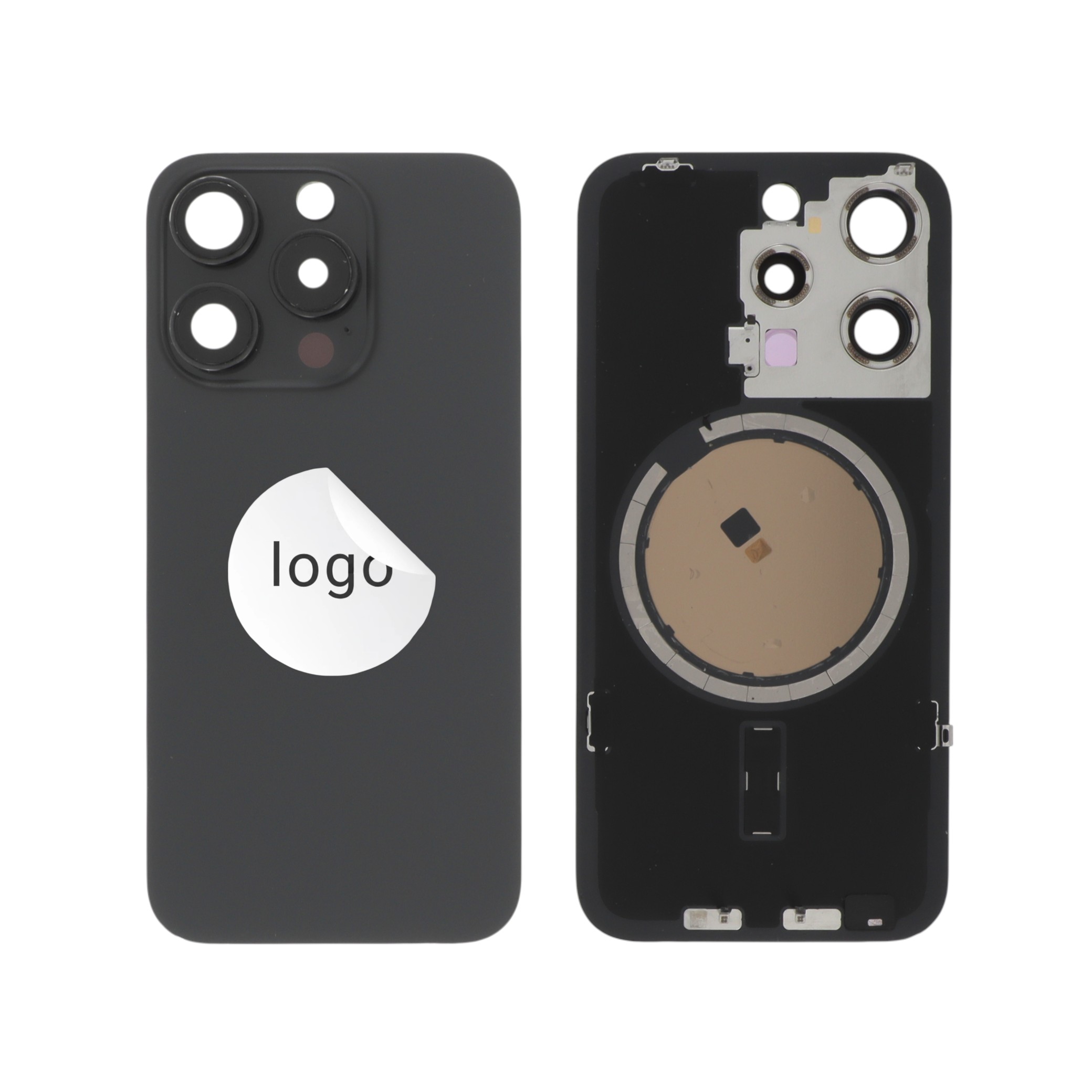 Vitre Arrière Noire iPhone 15 Pro (Pulled C)