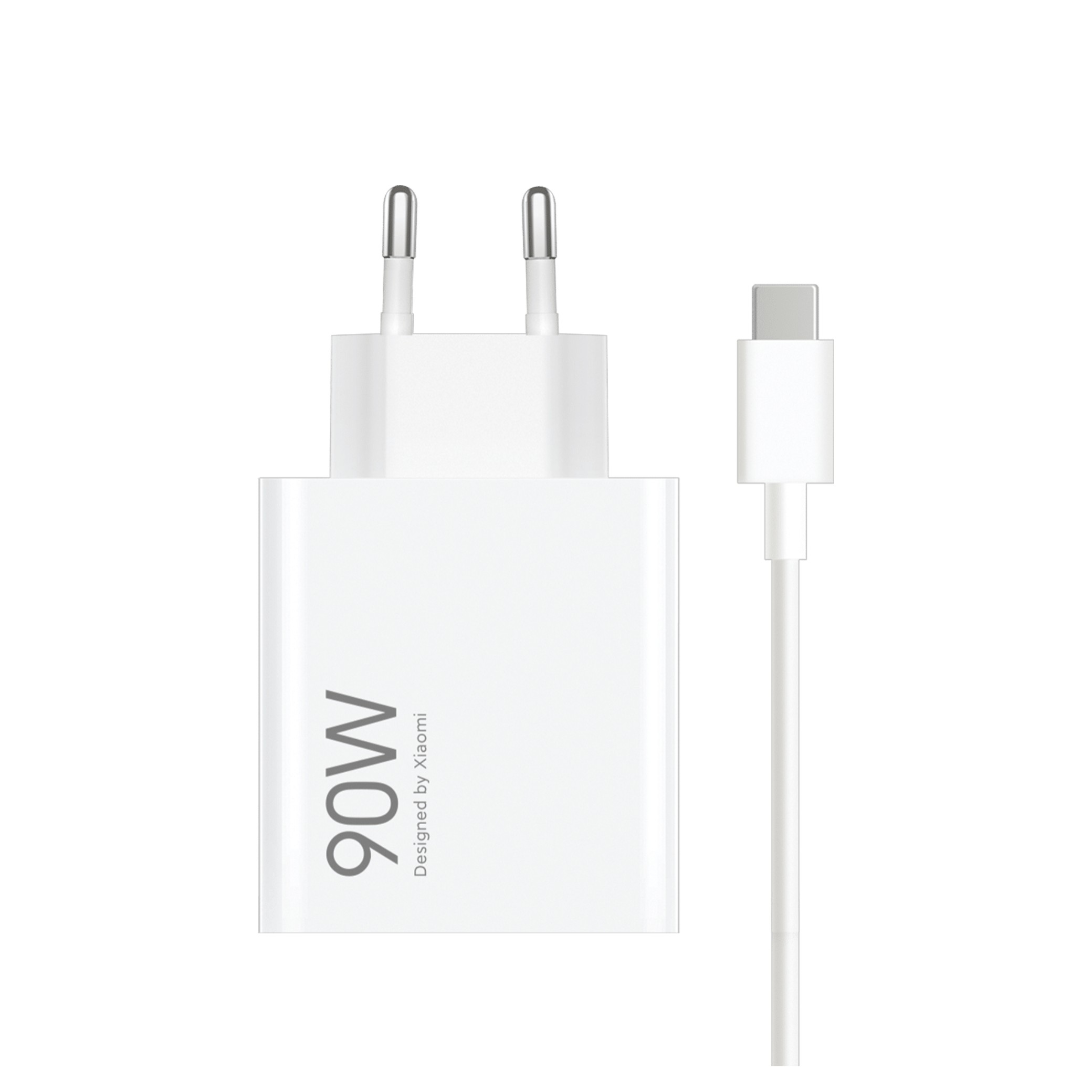 Xiaomi Pack Chargeur 90W + Câble USB-A vers USB-C (Blanc)