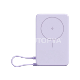 Xiaomi PowerBank Magnétique 10 000 mAh avec Support Intégré (Violet)